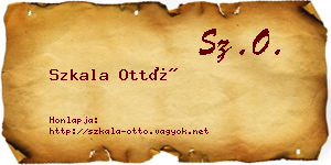 Szkala Ottó névjegykártya